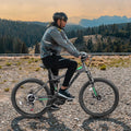 Ecarpat 26 in Mountain Bike, 21 - Speed Bike with Dual Suspension, High - Carbon Steel Frame and Disc Brakes, MTB Commuter Bicycles for Men Women, Black - Blue