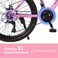 Ecarpat 26 in Mountain Bike Adults Womens Mountain Bicycles with Dual Disc Brakes Shimano 21 - Speed Full Suspension MTB Bicycles for Outdoor Commuting Exercise, Multi Colors